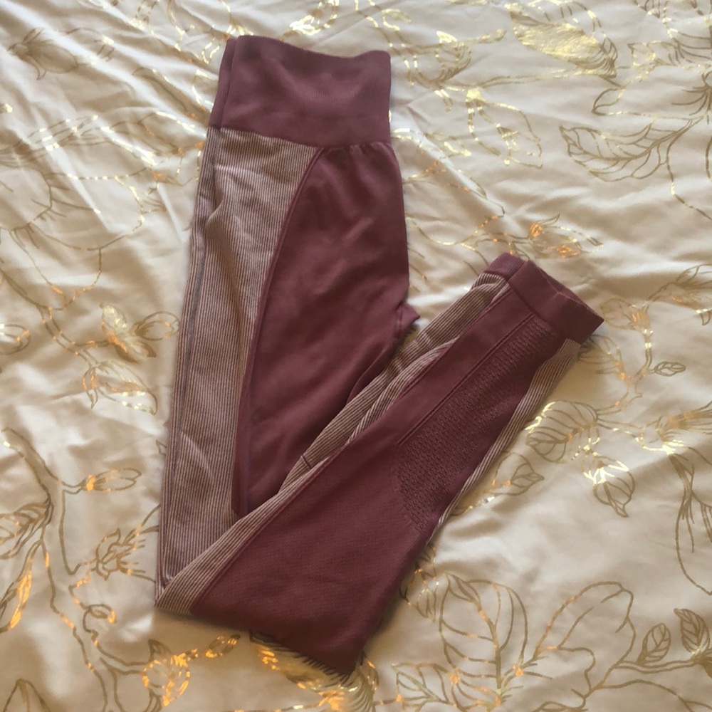 Fabletics Blush Knit Leggings